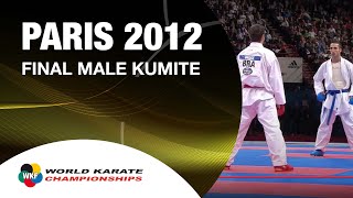 Final Male Kumite 60Kg Amir Mehdizadeh vs Douglas Brose World Karate Championships 2012 [upl. by Bili]