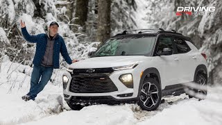 2022 Chevrolet Trailblazer AWD Snow Road Driving Tests [upl. by Hairas]