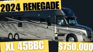 Ultimate 2024 Renegade XL 45BBC Walkthrough  Bunk Beds amp 2 Full Bathrooms  Luxury Super C RV [upl. by Monah]