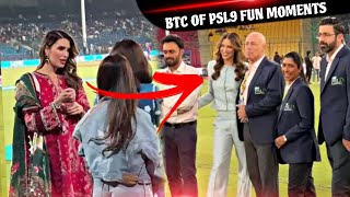 Erin Holland Cute moments during PSL9😍😍 At National bank Cricket Stadium Karachi PSL9 ErinHolland [upl. by Ademordna]