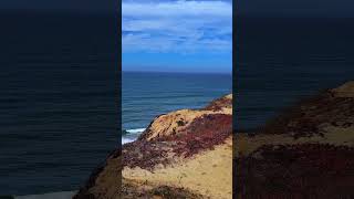 “The Cliffs of Pescadero Beach” nature cliffside See full video below [upl. by Noraa]