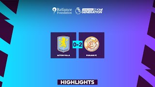 Aston Villa vs Punjab FC  3rd Place Playoff  Highlights  PL Next Gen Cup 2024 [upl. by Gherardi]