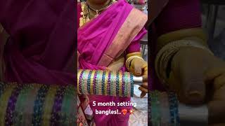 5 month setting bangles❤️😍valaioosaiammachibanglessong [upl. by Dnana992]