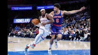 NY KNICKS TOUGH ONE IN OKC [upl. by Sandro]