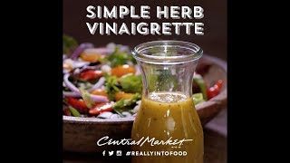 Simple Herb Vinaigrette  Recipes  Central Market [upl. by Pani963]