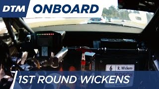 1st Round Onboard Wickens  DTM Hockenheim Final 2016 [upl. by Winthrop]