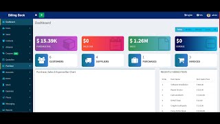 Billing Book Advanced POS Inventory Accounting Warehouse Multi Users VAT tax using Php Mysql [upl. by Niotna]