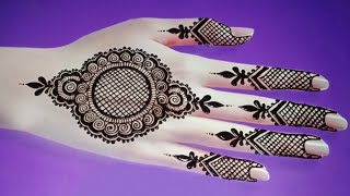 Beautiful new design mehandi  মেহেদির নতুন ডিজাইন  mehandi ka design  mehndi designs  mehndi [upl. by Serrano]