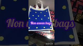 Non woven bags 🛍️return gifts 🎁fashion designer bags 💰 [upl. by Einnor]