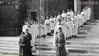 BBC Choral Evensong Coventry Cathedral 1965 David Lepine [upl. by Llewen]