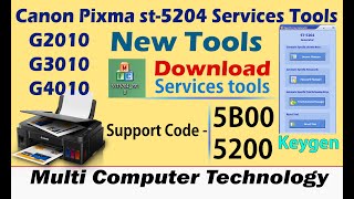 CANON PIXMA G2010 5B00  G3010 4010 Error P08 Reset Error P07 Reset Canon st 5204 resetter tools [upl. by Enyawed]