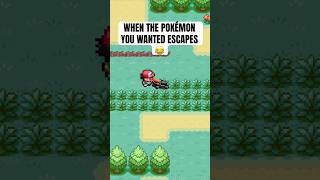 When the Pokemon you wanted escapes 😂 pokemon shorts [upl. by Benjie]