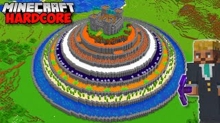 I Built The WORLDS SAFEST BASE in Minecraft Hardcore 101 [upl. by Remark741]