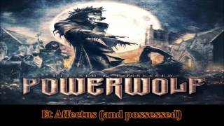 Powerwolf  Blessed and Possessed Lyrics Video [upl. by Aivatra]