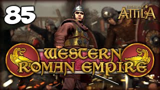 SNOWSTORM OF ARROWS Total War Attila  Western Roman Empire Campaign 85 [upl. by Anerhs]