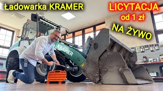 🔴 Licytacja na żywo ze sklepu części 👉 ŁADOWARKA KRAMER od 1 zł [upl. by Nohsad]