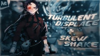 Turbulent Displacement  Skew shake  After Effect Tutorial [upl. by Name385]