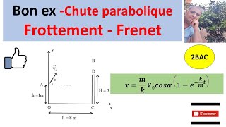 Chute parabolique  Bon exercice [upl. by Phillips593]