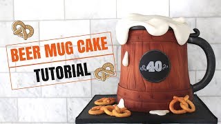 Beer Mug Cake Tutorial [upl. by Marilou]