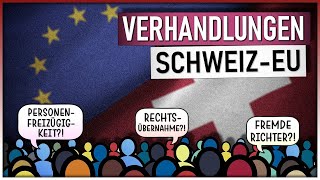 Die Verhandlungen SchweizEU  Personenfreizügigkeit Rechtsübernahme «Fremde Richter» [upl. by Drona]