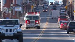 Frederick County Tower 6 and Taneytown Fire Department Engine Tanker 54 [upl. by Imeon416]