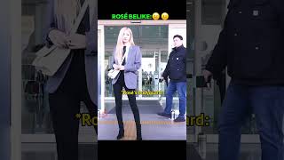 the difference between Rosés bodyguard and IUs bodyguard😅😅 blackpink rosé [upl. by Airreis]