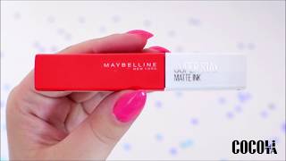 MAYBELLINE SUPER STAY MATTE INK 25 Matowa Pomadka w płynie [upl. by Dowell546]