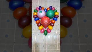 Watermelon Strawberry amp Mini Balloons Create to Beautiful Heart Balloons and Pop Reverse Balloons [upl. by Ayitahs]