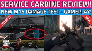 NEW Service Carbine M16 Review Damage Accuracy VS Special Carbine Rifle in GTA 5 Online [upl. by Maurine]