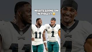 Jalen Hurts and AJ Brown are BEEFING 😬 nfl nflfootball eagles [upl. by Claire]