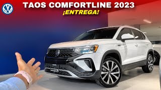 TAOS Comfortline 2023  ENTREGA de penúltimo Tengo blanco [upl. by Einhoj]