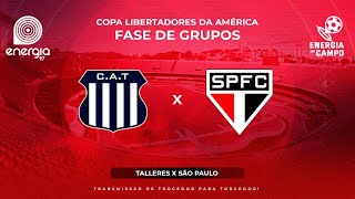 TALLERES X SÃO PAULO  04042024  LIBERTADORES  AO VIVO [upl. by Fatimah379]