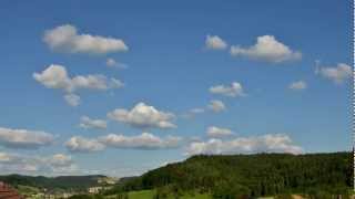 Wetterstimmunung über Lufingen  Timelapse [upl. by Etnoled]