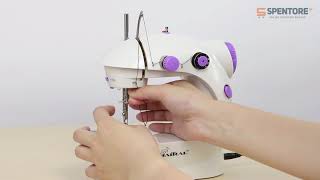 Portable 4 in 1 Mini Sewing Machine with Adapter and Foot Pedal [upl. by Alexandra]