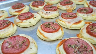 A MELHOR MASSA DE MINI PIZZA  FAÇA E VENDA  NOSSA COZINHA [upl. by Liagabba]