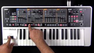 Roland Gaia SH01  How to Apply Modulation Vibrato [upl. by Lehctim21]