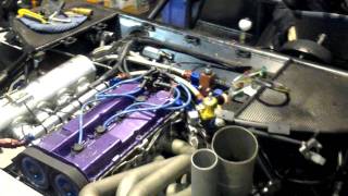 zetec turbo drag RWD first start [upl. by Ire]