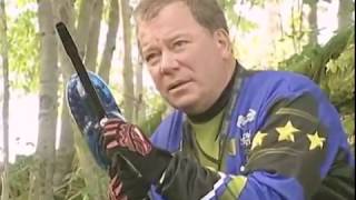 William Shatners quotSpplat Attack IIquot Paintball Charity Game w Tom Kaye Glenn Palmer Mancow 2003 [upl. by Eiuqnimod95]