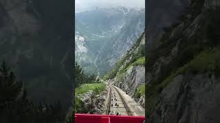 Highest Rollercoaster in the world  Gelmerbahn Switzerland shorts [upl. by Godfry]