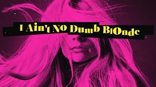 Avril Lavigne feat Nicki Minaj  Dumb Blonde Lyric Video [upl. by Annmaria319]