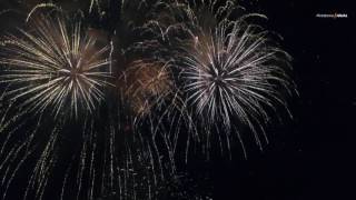 fuegos artificiales valparaiso 2017  high drone chile [upl. by Eednim]