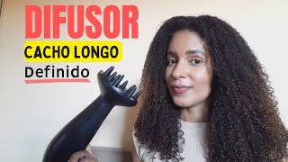 Como usar DIFUSOR  REVELEI MINHA TÉCNICA difusor crespasecacheadas secadordecabelo [upl. by Irrehs]