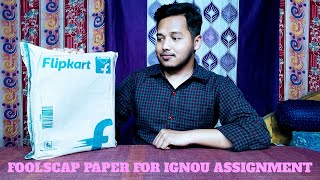 Ignou Assignment Paper📜  Foolscap  Ruled [upl. by Eusassilem]