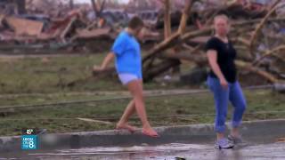 Tornado Alley  Real Time Tornado Moore Oklahoma [upl. by Anifares]