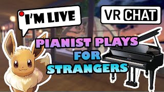 Playing Piano for Strangers LIVE [upl. by Lanor577]