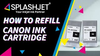 How to Refill Canon PFI Series Ink Cartridge  Quick Canon TA Ink Refill Step by Step Guide [upl. by Adeline884]