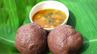 Ragi Mudde amp Soppu Saaru  Winter special Weight loss recipe  Karnataka amp Tamilnadu special [upl. by Eidnil]