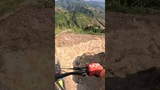 Checkout these VIEWS and the crazy ruts colombia mtb [upl. by Emelina]