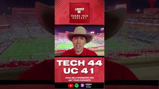 Texas Tech 44 Cincinnati 41 GunsUp RedRaiders [upl. by Quintus]