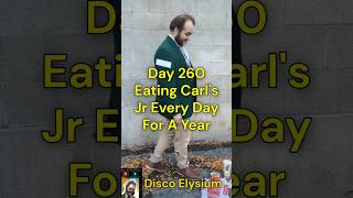 Disco Elysium Eating carlsjr Every Day For A Year Day 260 discoelysium hardees parody [upl. by Orran]